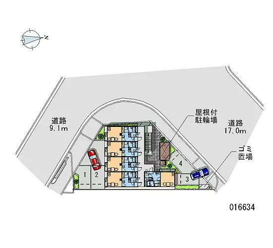 ★手数料０円★寝屋川市池田新町　月極駐車場（LP）